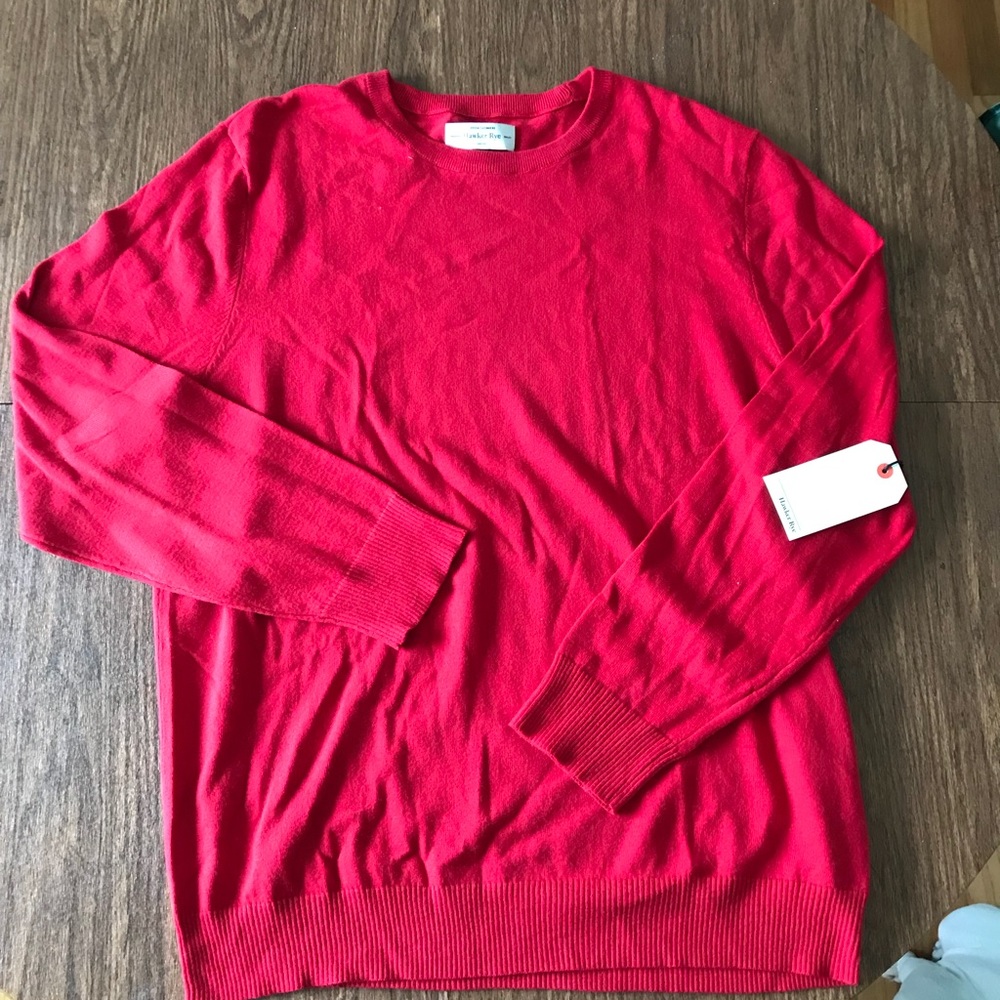 95/5 Cotton Cashmere Crewneck Sweater
